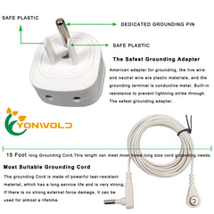 Grounding pillowcase 10% silver fiber