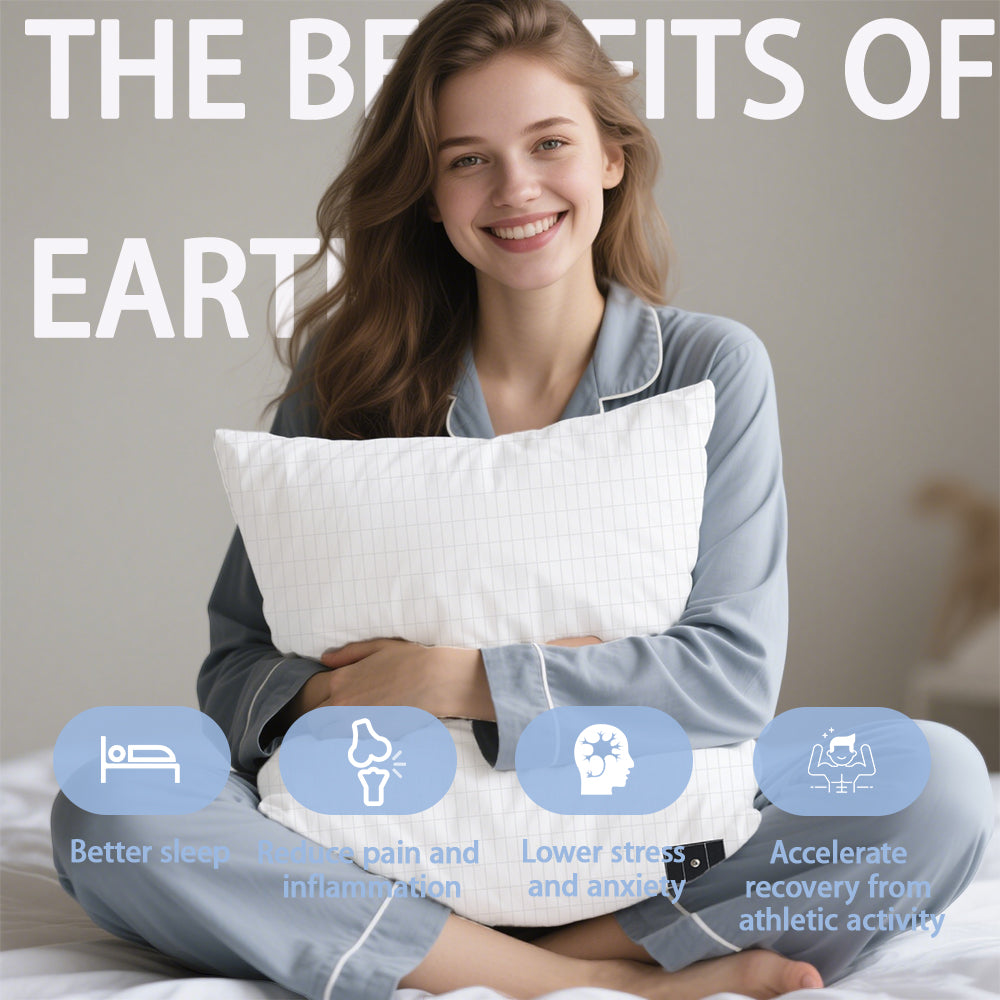 YONWOLD grounding pillowcase benefits: better sleep, reduced pain, lower stress and faster recovery
