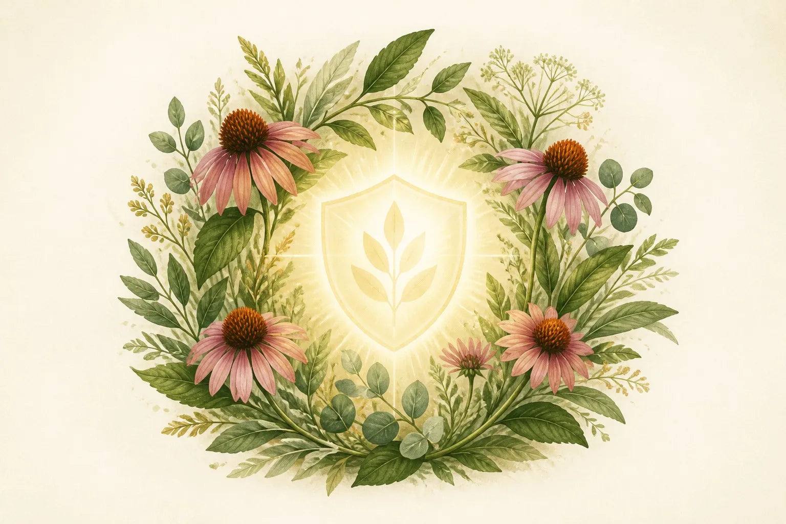 Illustration for the Immune Boost benefit of grounding