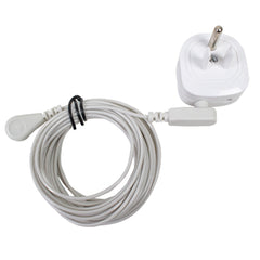 US Grounding Cord with Adapter Splitter, Plug Multiple Grounding Products in to Single Ground Port, Easy to Use for Sheet,mat,Pillowcase,15 FEET Long Cable