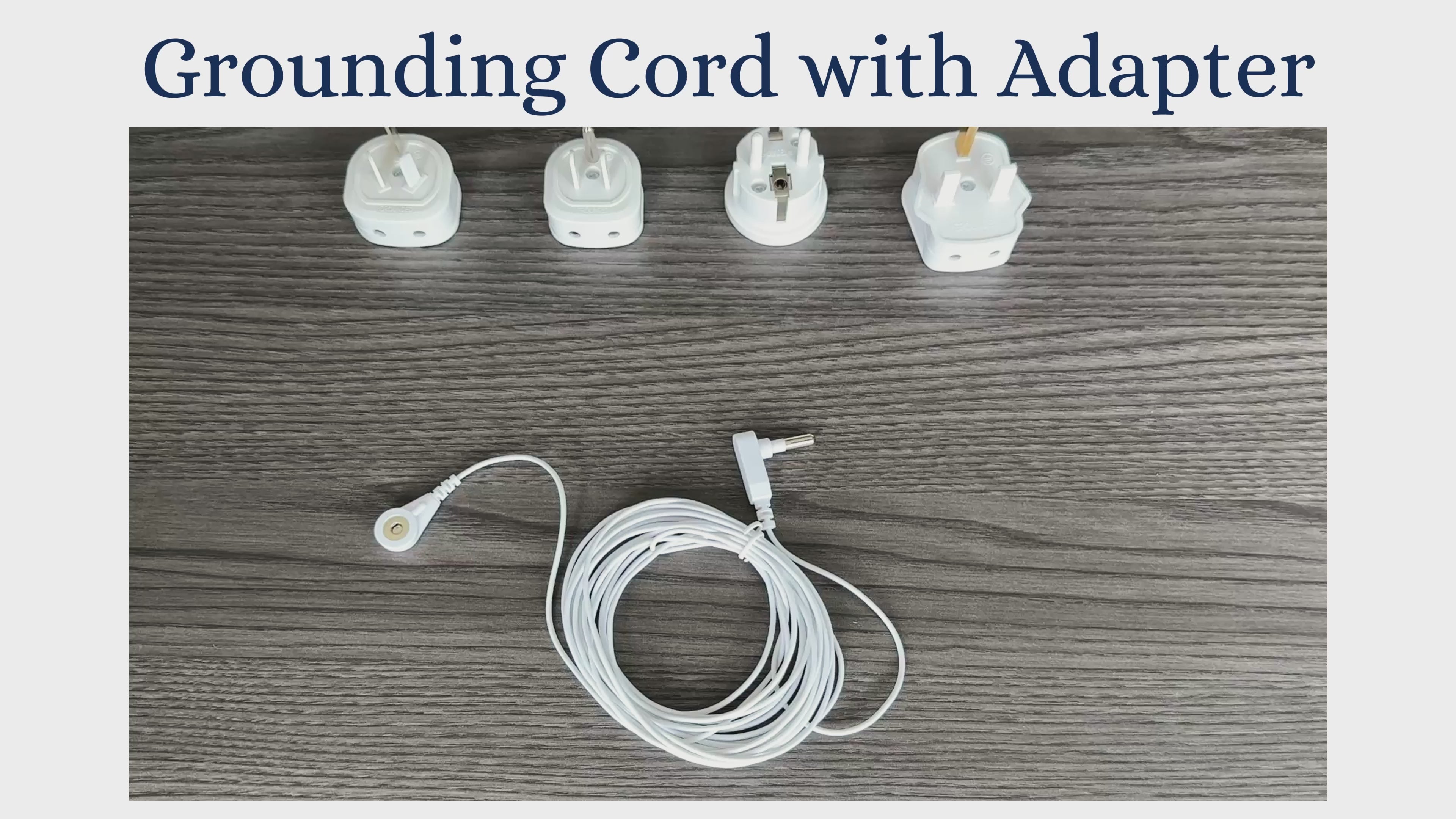 Grounding Cord with Adapter Splitter